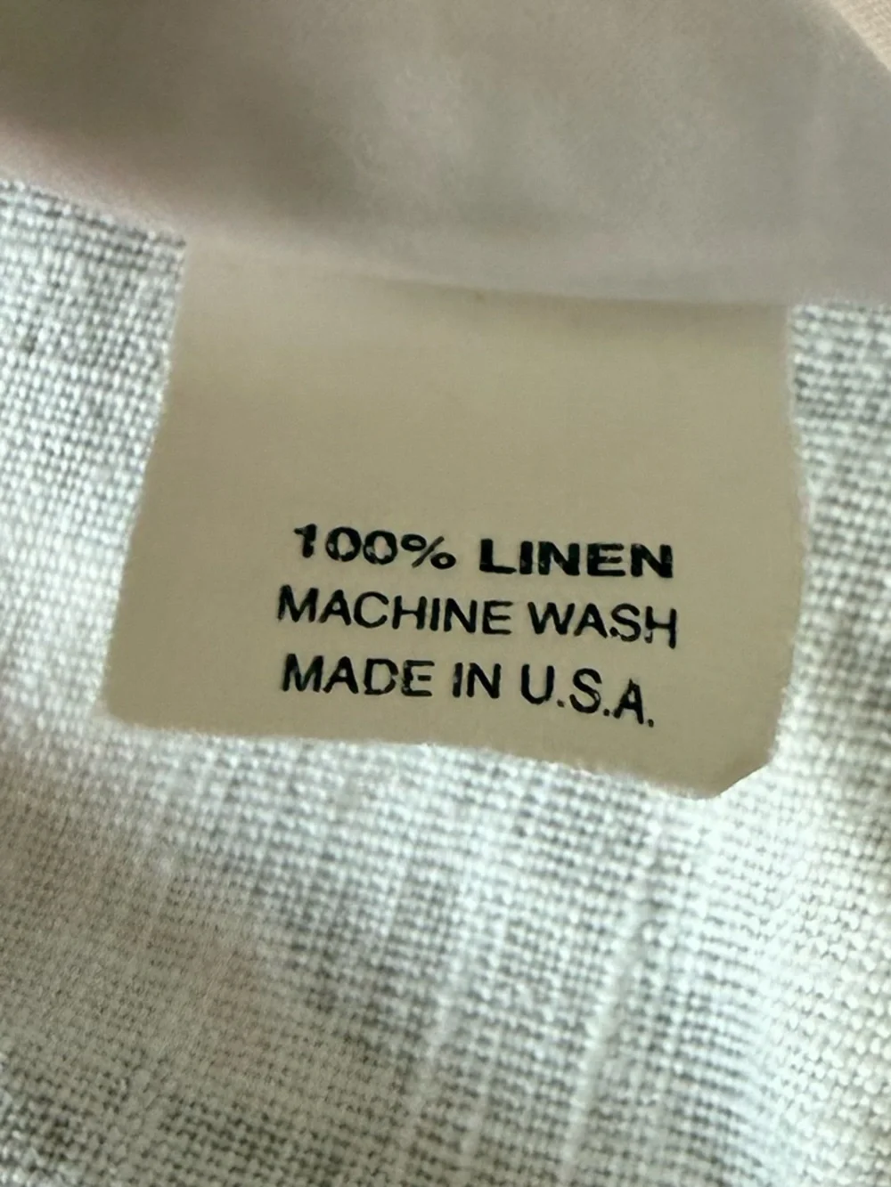 PEACOCK ALLEY 100% Linen KING Duvet Cover